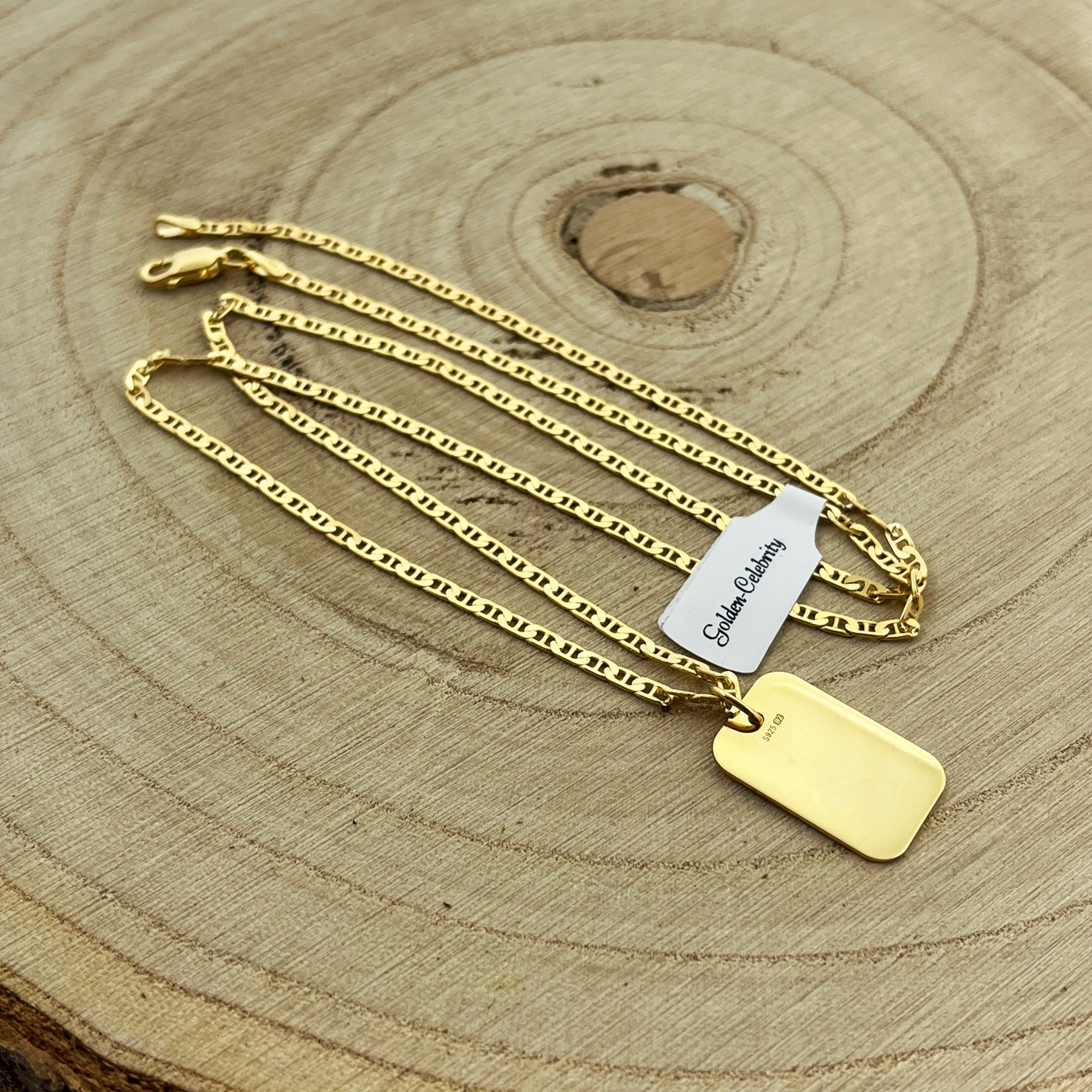 ZŁOTY ŁAŃCUSZEK GUCCI NIEŚMIERTELNIK Z GRAWEREM 925 PREZENT ROCZEK CHRZEST EAN (GTIN) 3197110091091