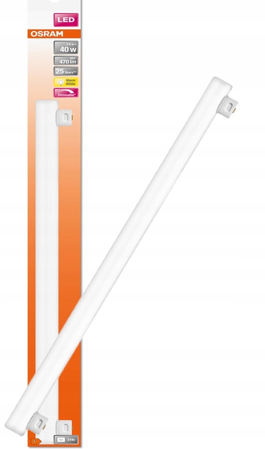 OSRAM świetlówka liniowa LED S14s 4.9W 50cm DIM