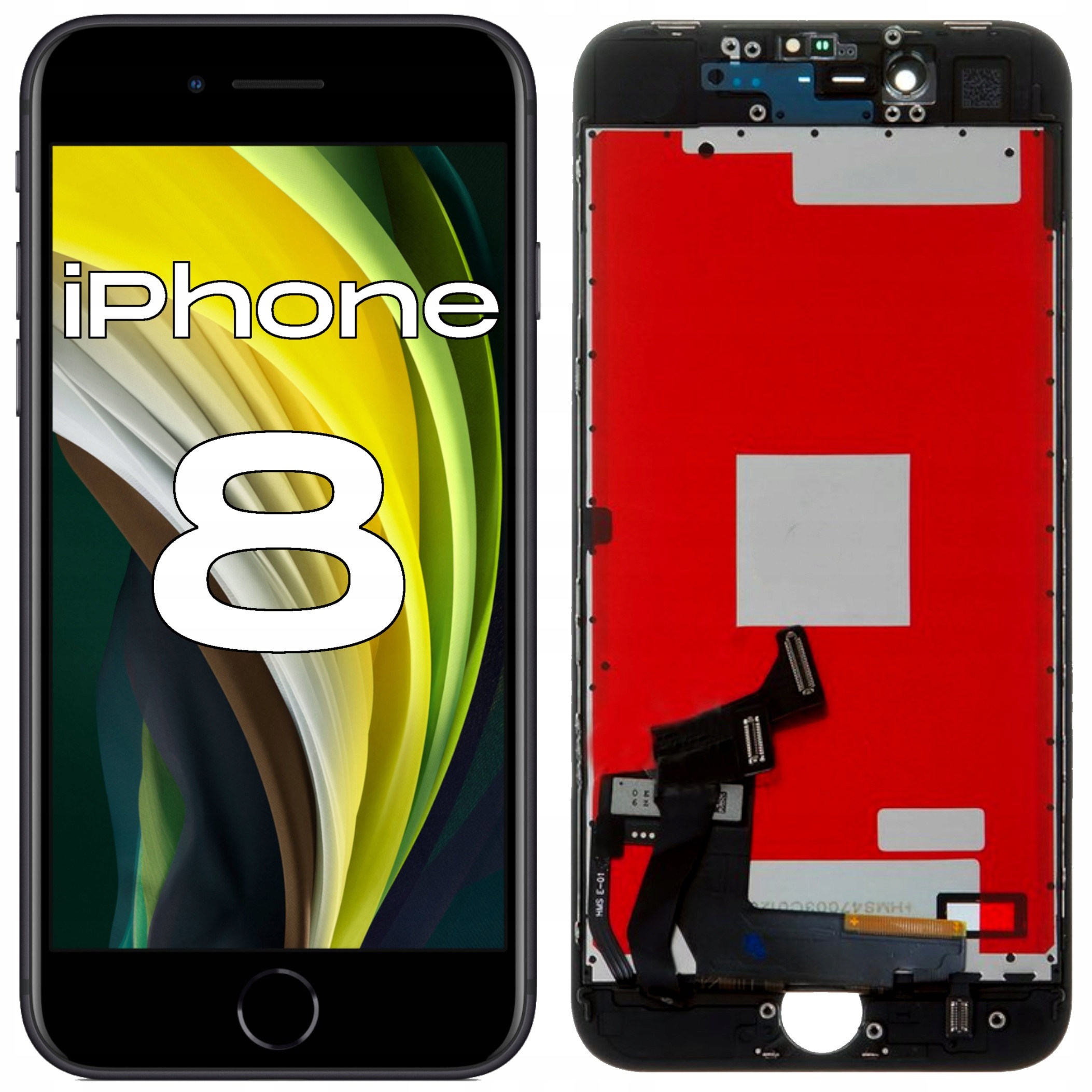 Iphone 8 A1863 A1905 w Wyświetlacze -Części zamienne do