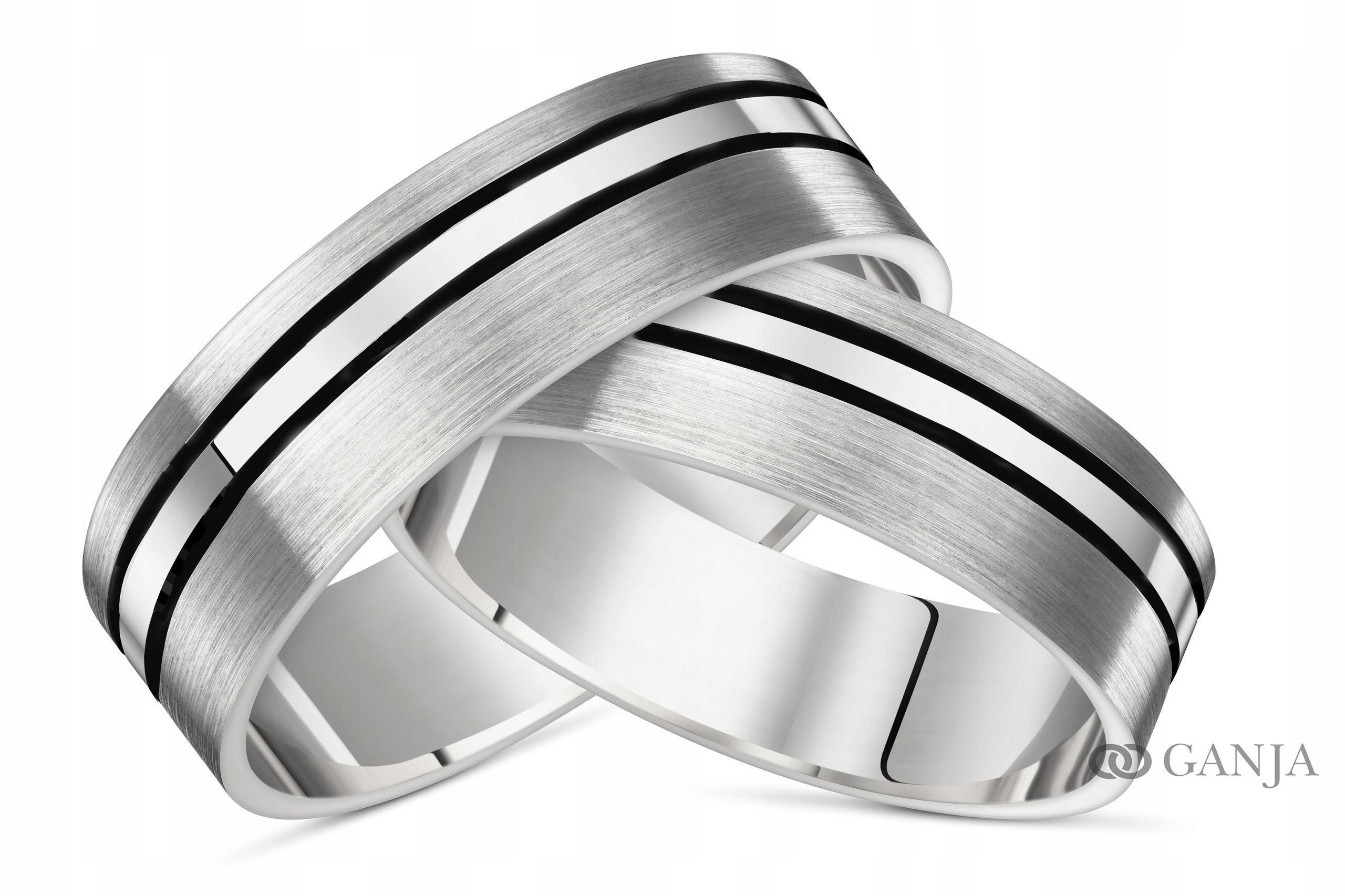 

Obrączki srebrne 925+GRAWER 6mmOB20 bezszwowe Ślub