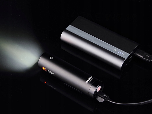 Lampa przednia Ravemen CR800 LED 800Lm Pilot USB IPX6 Black Zasilanie akumulator