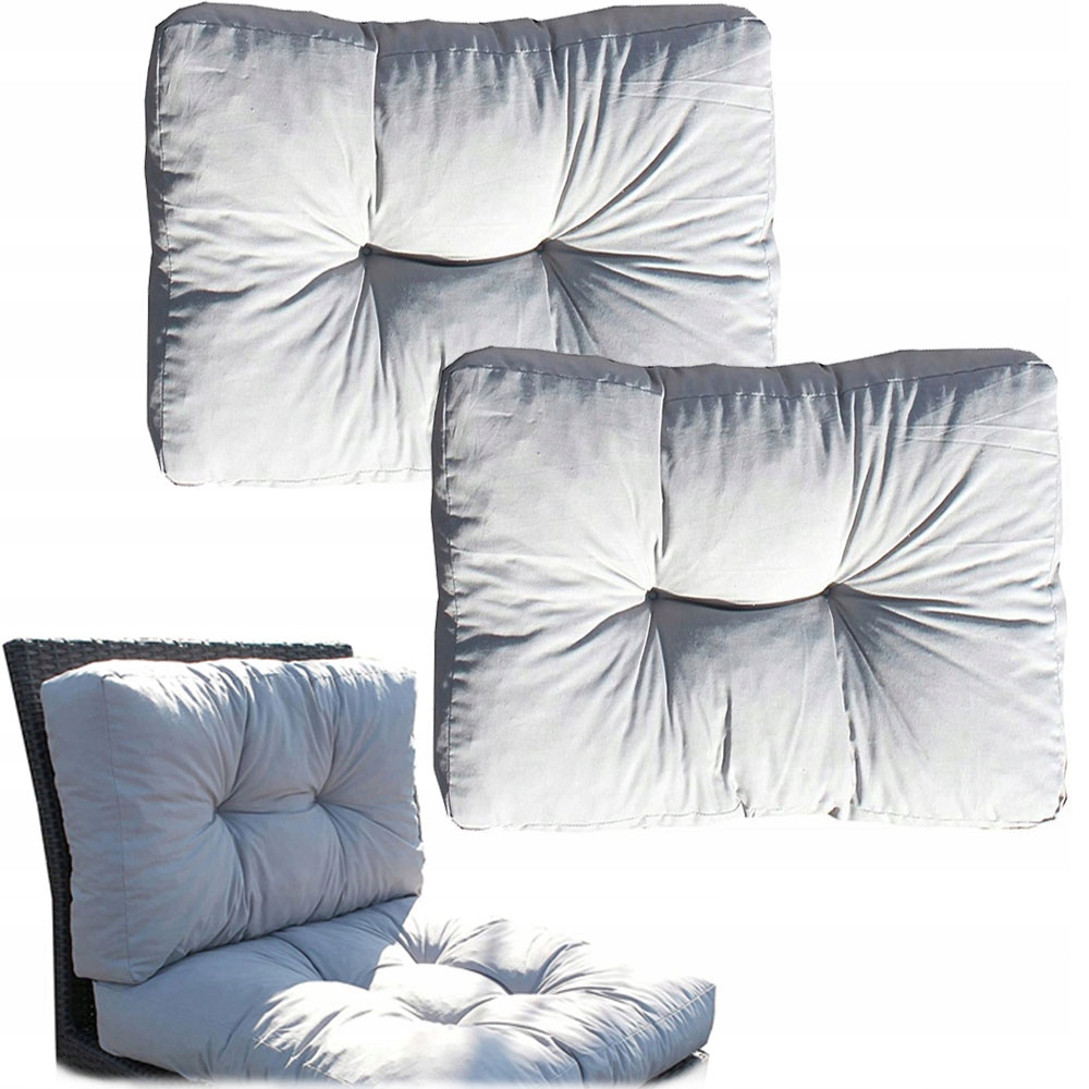 

Poduszki ogrodowe Ambientehome 60x40x10 szare 2szt