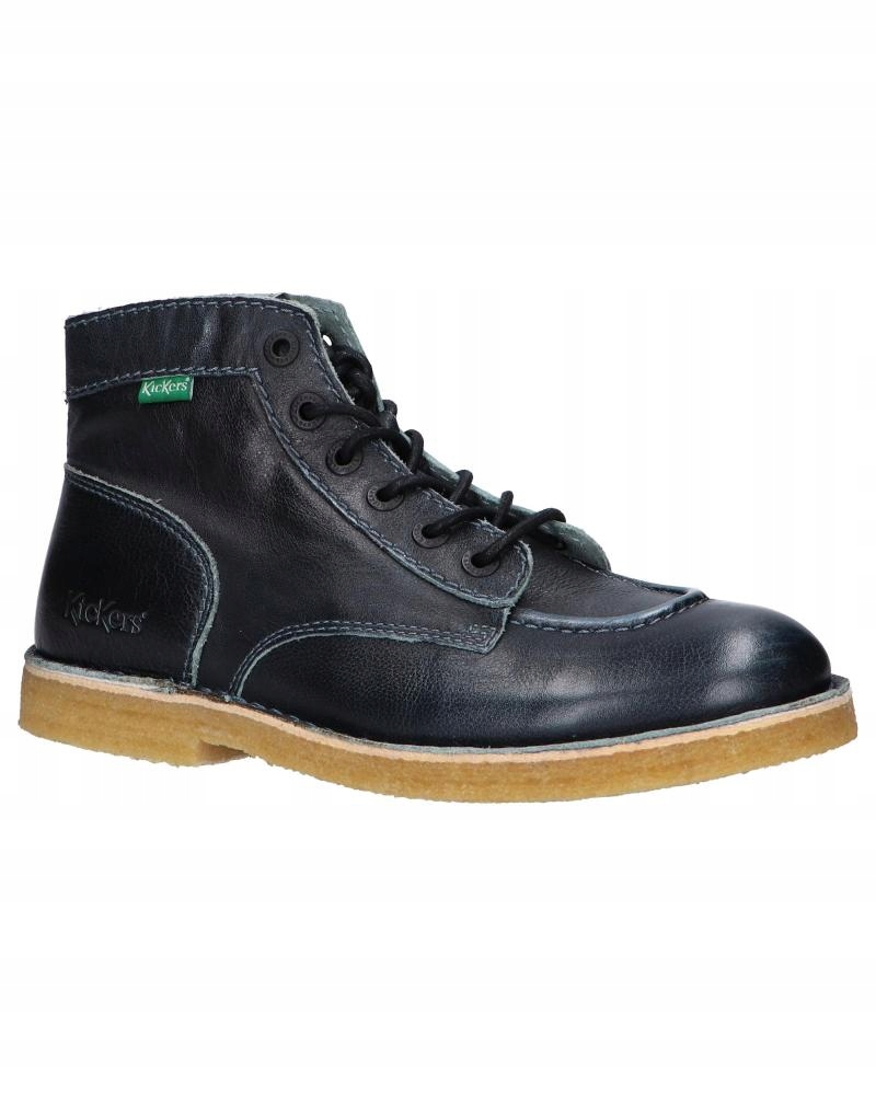 Kickers Damskie Botki Granatowe Skórzane 39 1S6A