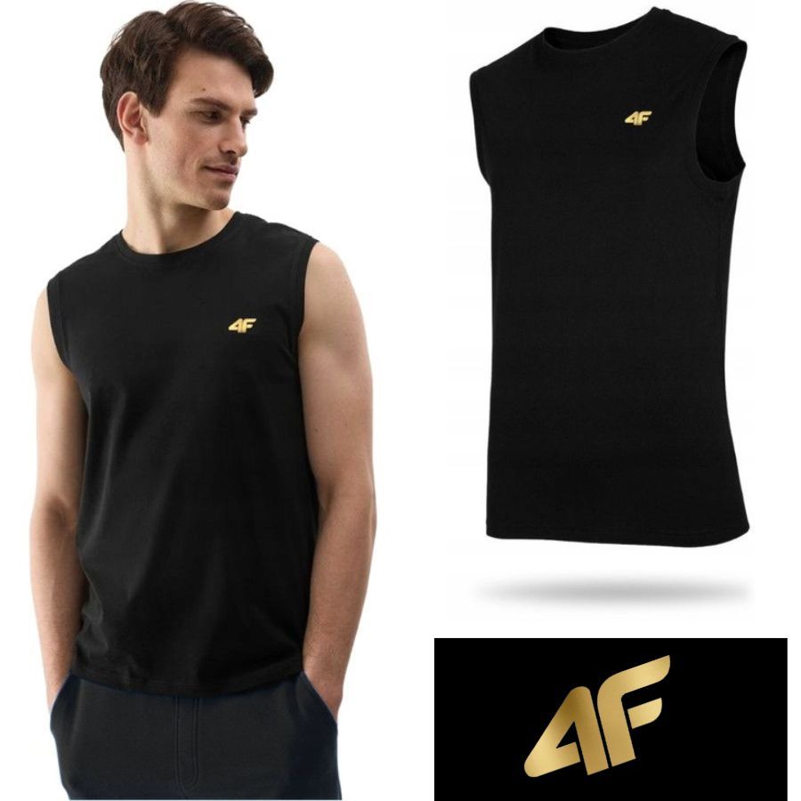 KOSZULKA MĘSKA 4F BEZ RĘKAWÓW TANK TOP PODKOSZULEK NA CO DZIEŃ