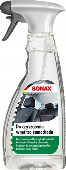 SONAX DO CZYSZCZENIA WNĘTRZA SAMOCHODU PLASTIKU
