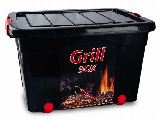 

Pojemnik Grill Box na kółkach 40l Skrzynia Roller