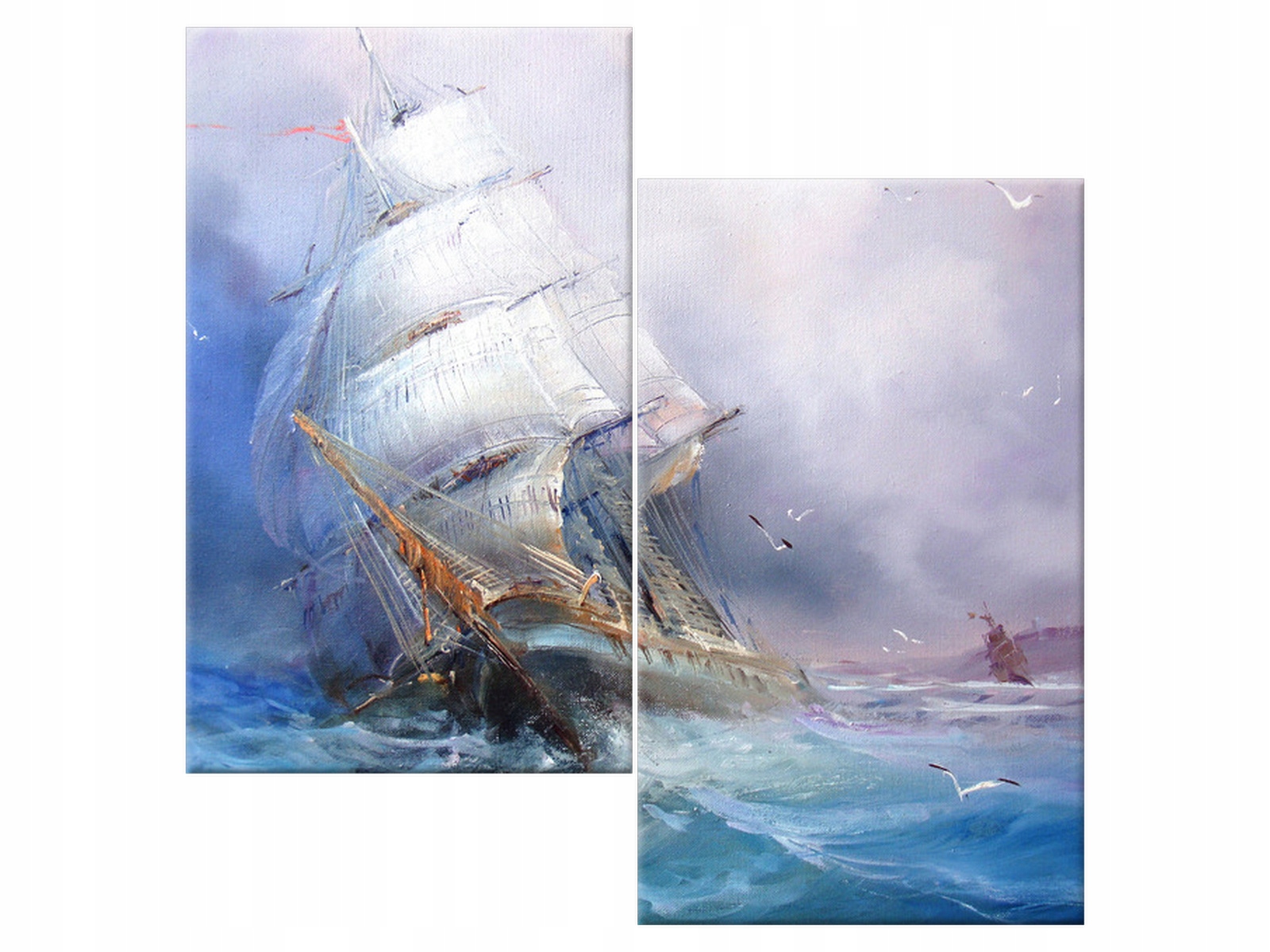 

Obraz Żaglowiec 60x60 Statek Marynistyka płótno