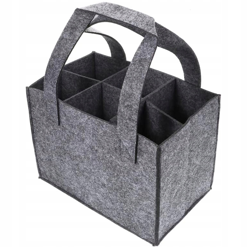 

Torba na butelki z filcu na 6 butelek 24*16*18cm
