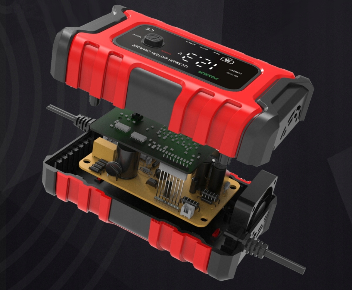 Prostownik AUTOMATYCZNY z Funkcją Naprawy 12V 6A Marka inna