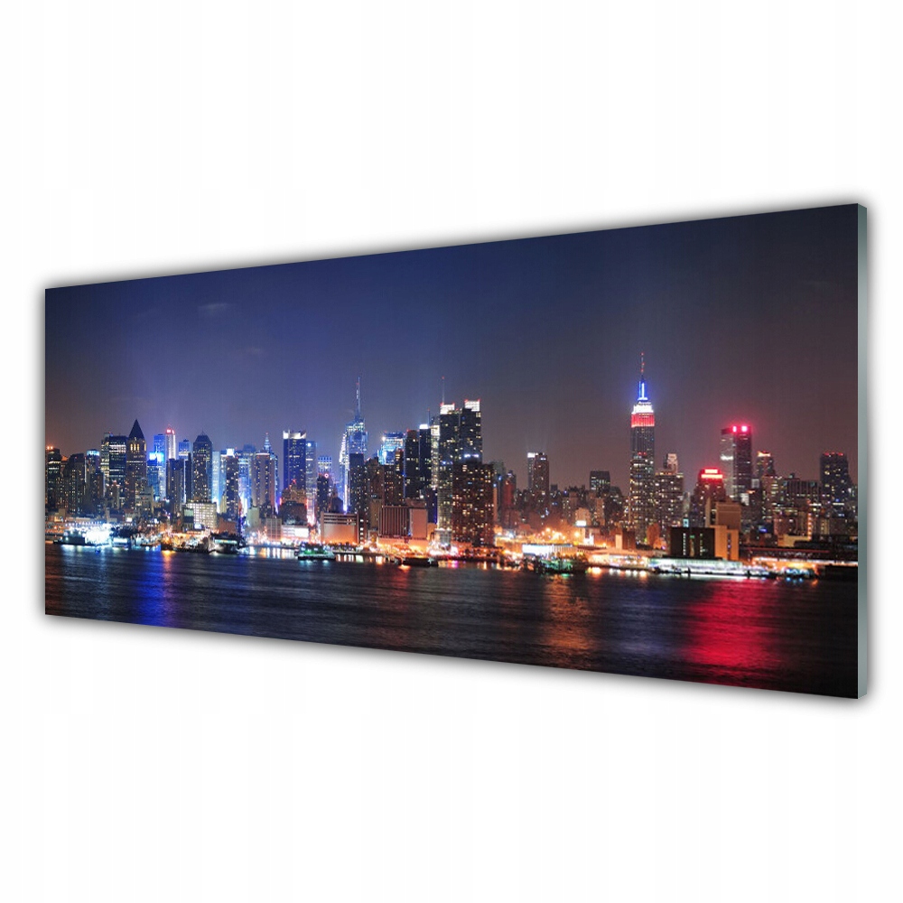 

Obraz akrylowy 125x50 Miasto Drapacze Chmur Domy