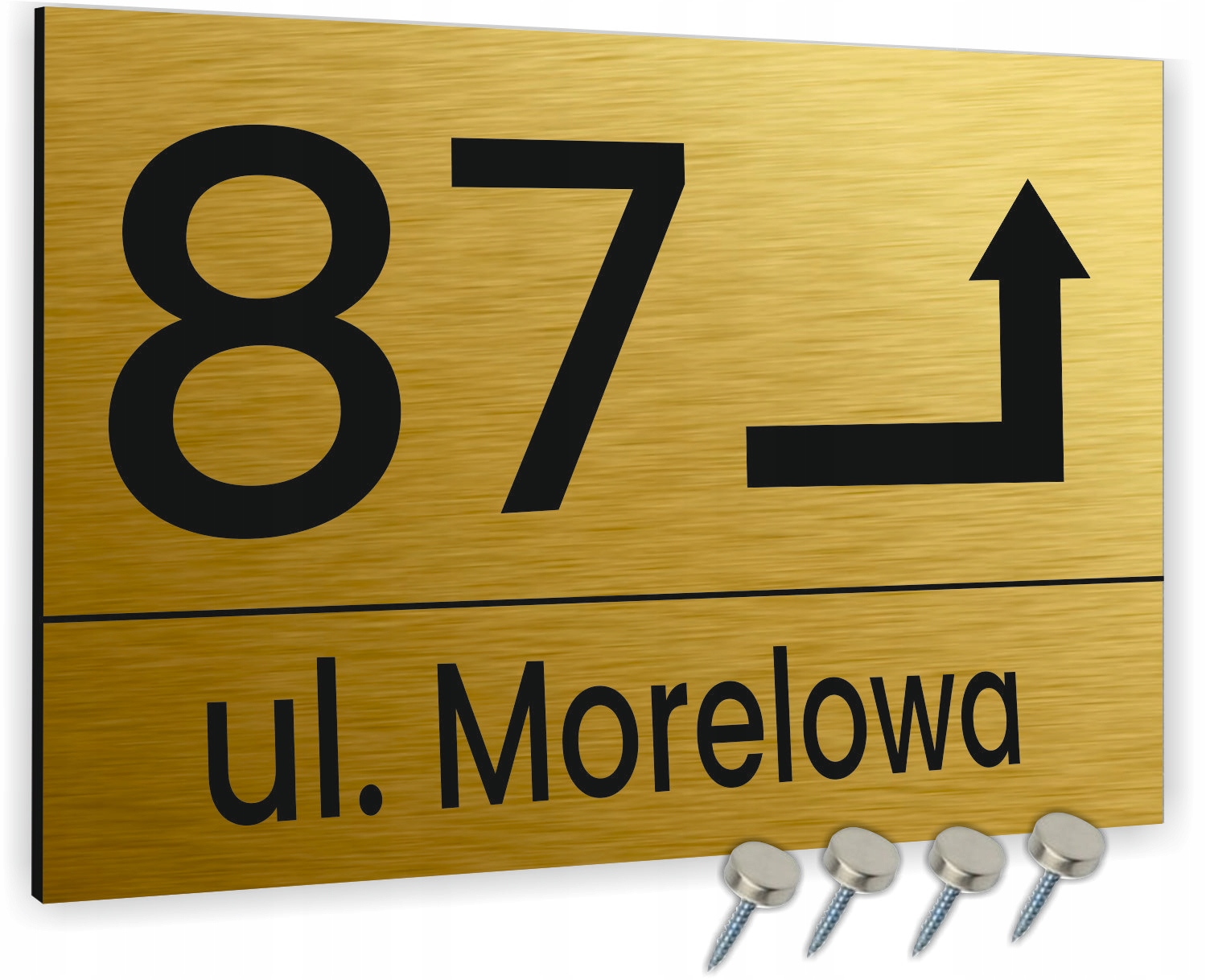 Tabliczka Tablica ADRESOWA ALUMINIOWA KIERUNKOWA