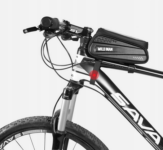 SAKWA TORBA ROWEROWA NA RAMĘ + ETUI NA TELEFON - NA ROWER UCHWYT NA TELEFON Szerokość produktu 8 cm