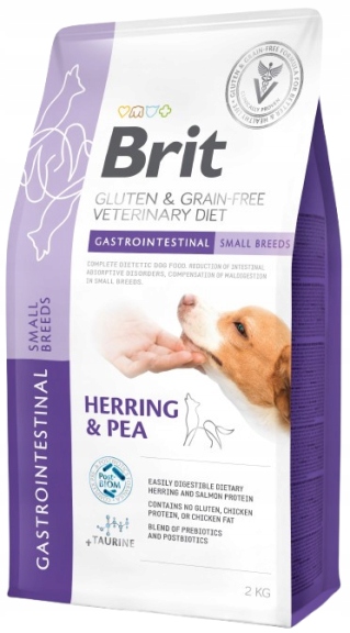 Brit Veterinary Diet Gastrointestinal Small Herring Dla Psa Małej Rasy 2kg