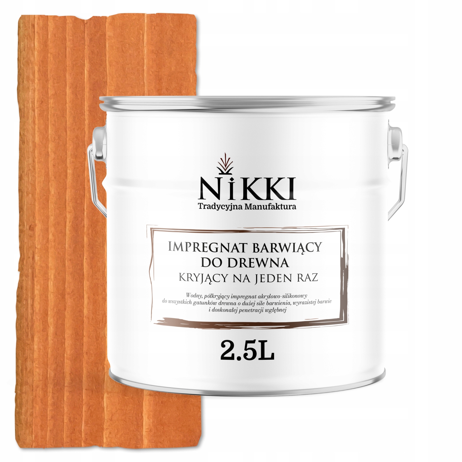 Impregnační Nátěr Na Dřevo Extra Lazura, Ochranný, Krycí, Najednou Teak 2,5 L