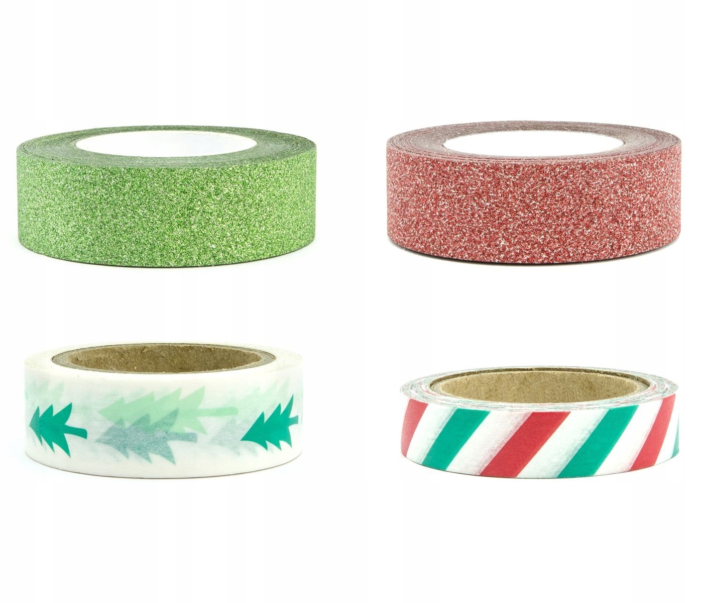 

Papierowa taśma dekoracyjna Washi Tape 10m 4szt.