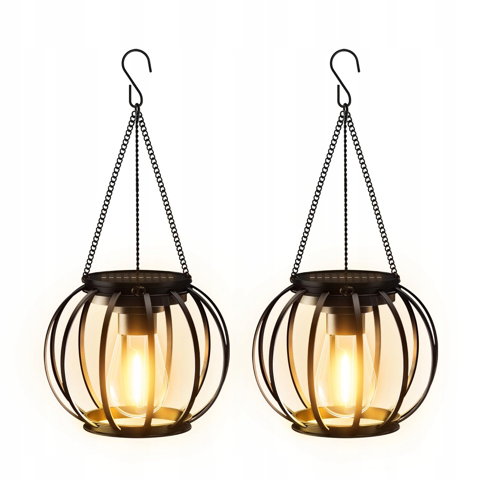Solární závěsné Led lampy IP65, sada 4 kusů