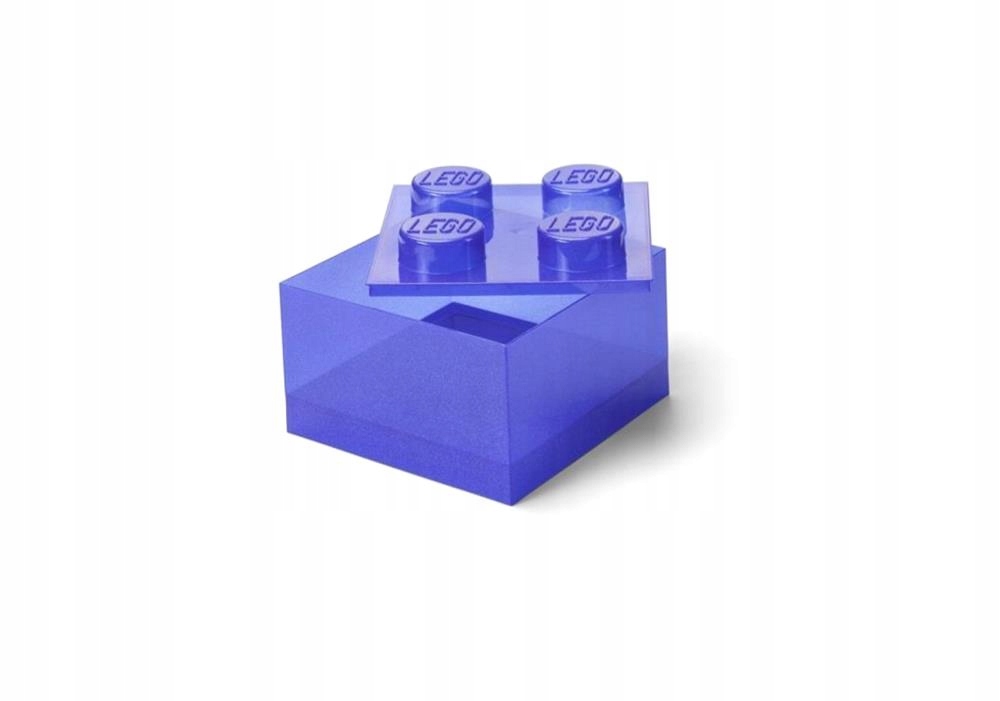 Lego Nádoba Kostka Čtyřka Transparentní Fialová