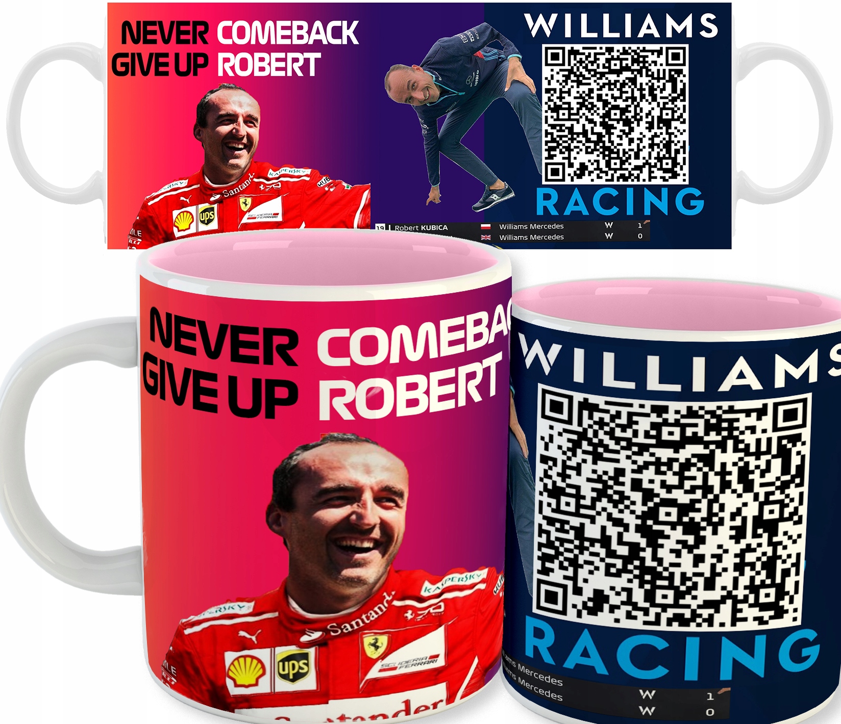 

Kubek Fp Różowy Środek Robert Kubica Qr Piosenka