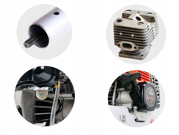 KOSA SPALINOWA 6,1KM KOSIARKA PODKASZARKA Europejski standard emisji spalin EURO 2