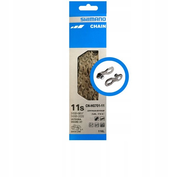 

Shimano Łańcuch Xt Ultegra CN-HG701 11rz spinka