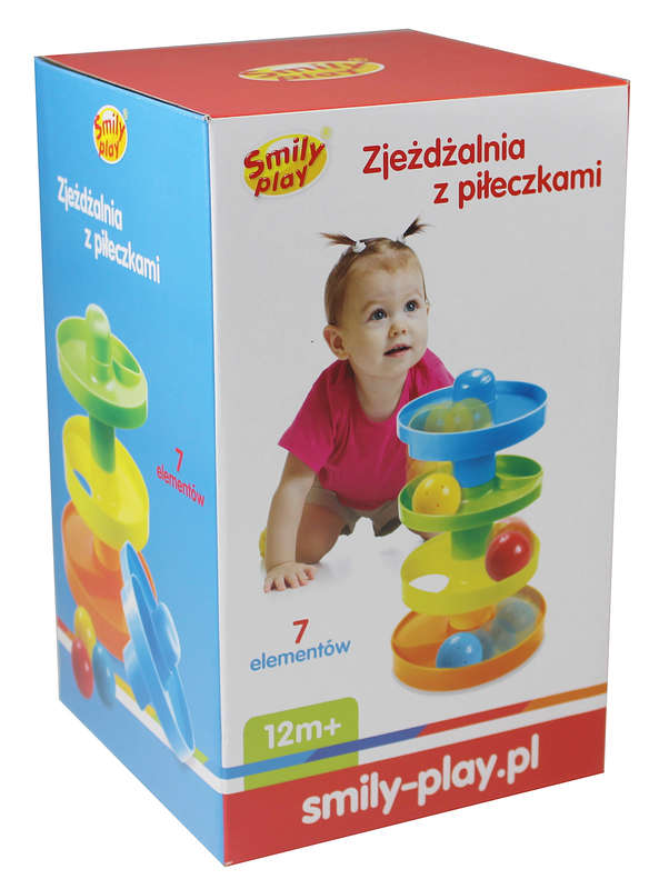 

Zjeżdżalnia z piłeczkami Smily Play