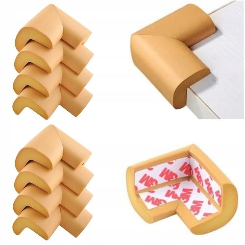 

Narożniki Z Miękkiej Pianki Miodowe 8SZT