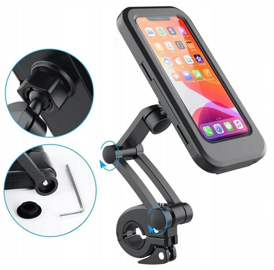 WODOODPORNY UCHWYT ROWEROWY MOTOCYKLOWY NA TELEFON EAN (GTIN) 5906321740227