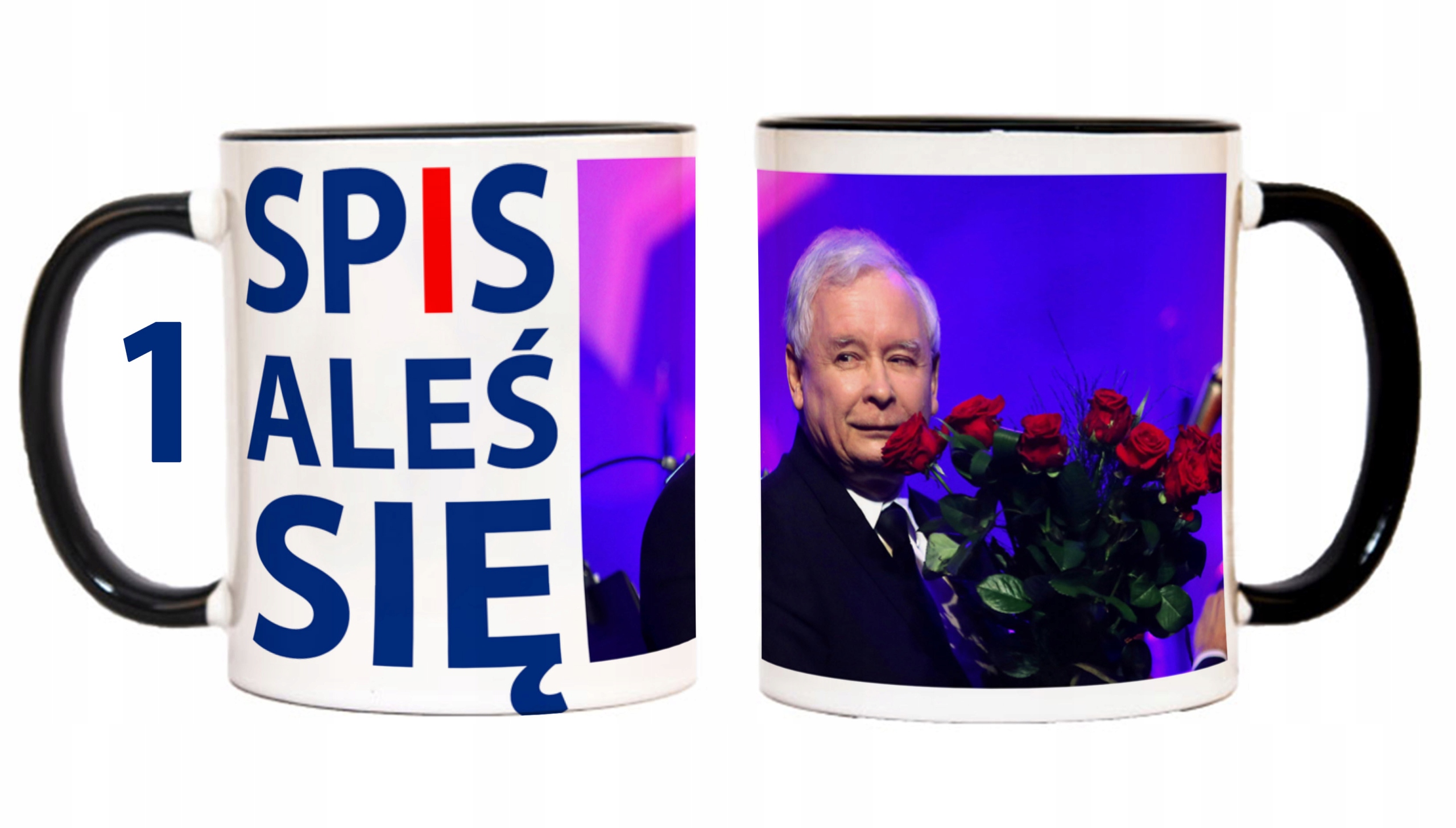 KUBEK Prezesa Śmieszny Kaczyński PIS PREZENT n3 Materiał ceramika