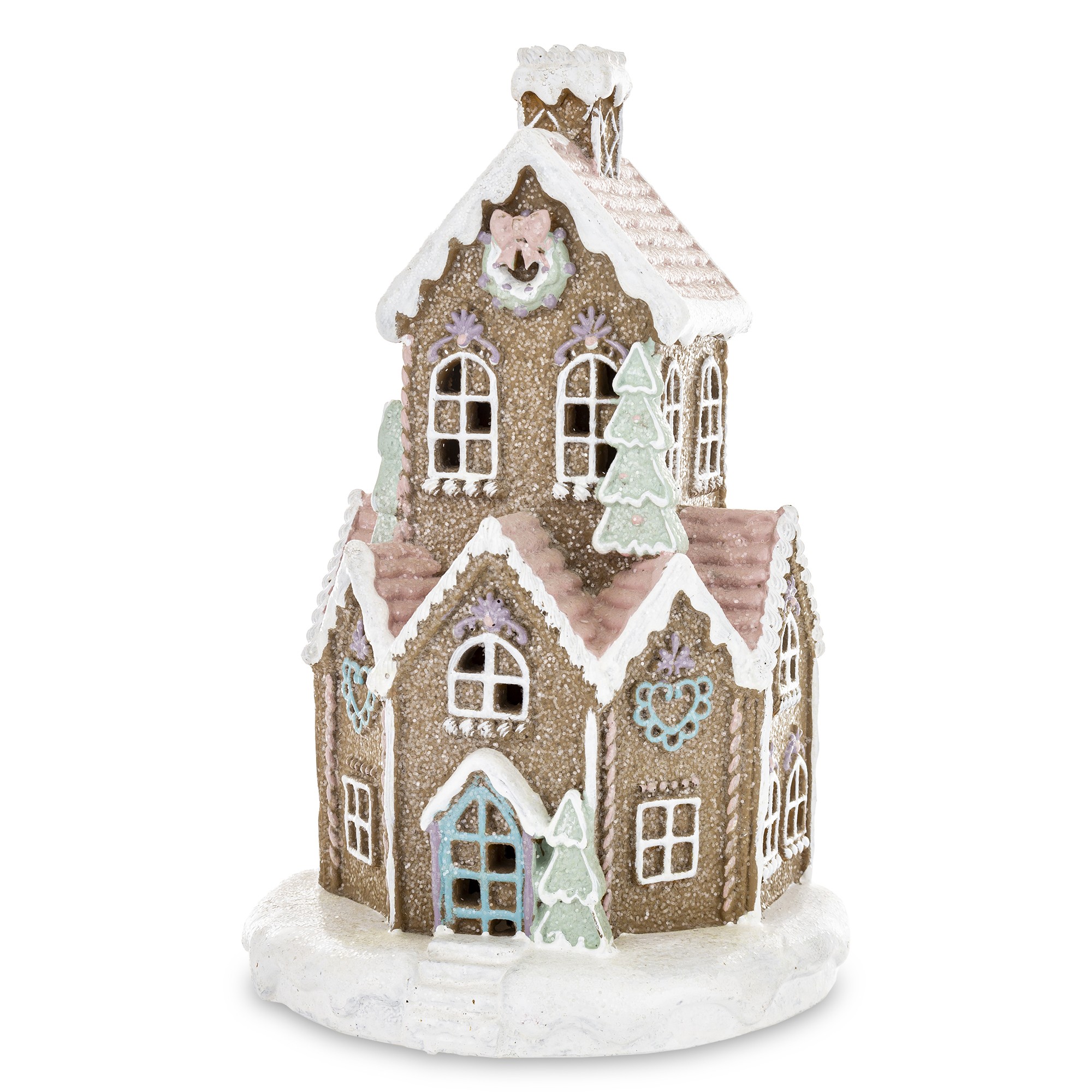 Vánoční figurka Led domeček perníková chaloupka 32x21x21 cm 172508 Art-Pol