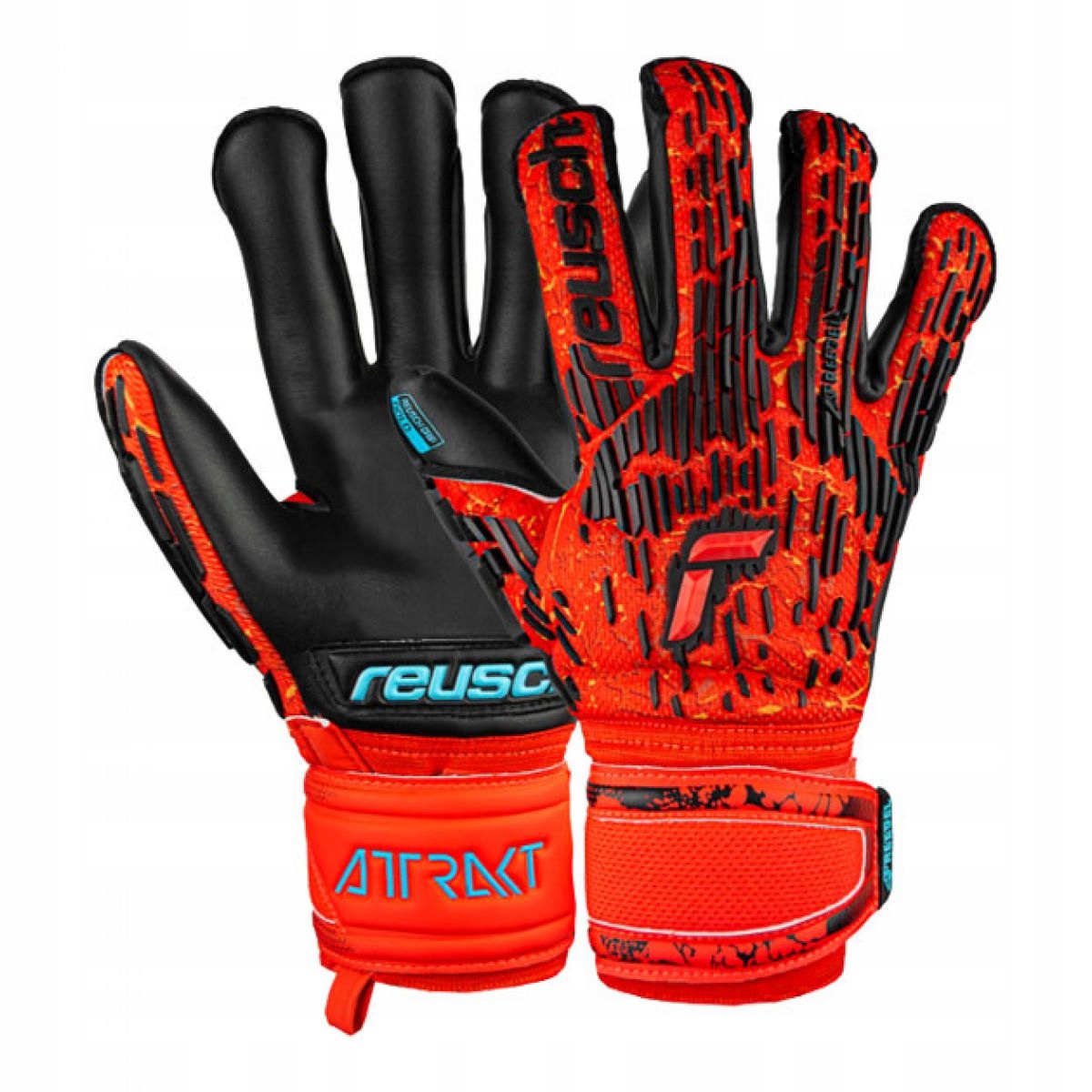 Rękawice bramkarskie Reusch Attrakt Freegel Gold Evolution Cut Jr 5370135-