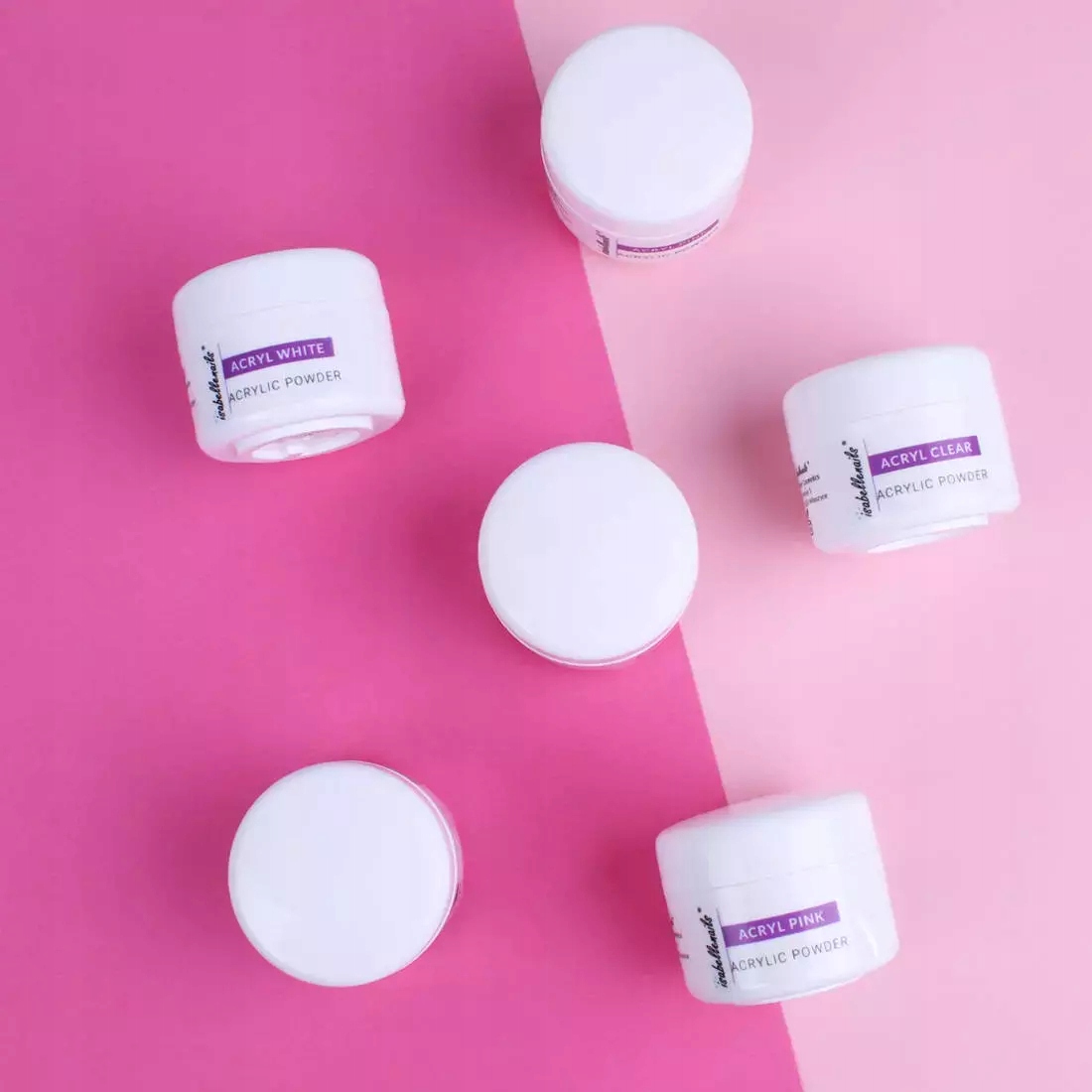 Akryl Budujący Clear Puder Proszek Akrylowy Bezbarwny Isabellenails 15 ml Rodzaj proszek akrylowy