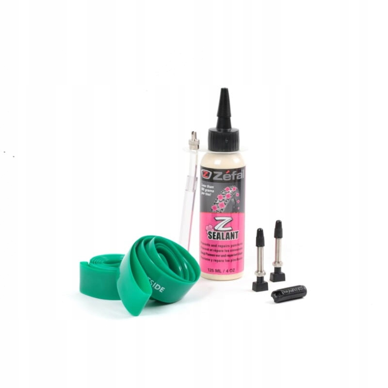 Zestaw Tubeless 27,5 Zefal mleczko wentyle opaski