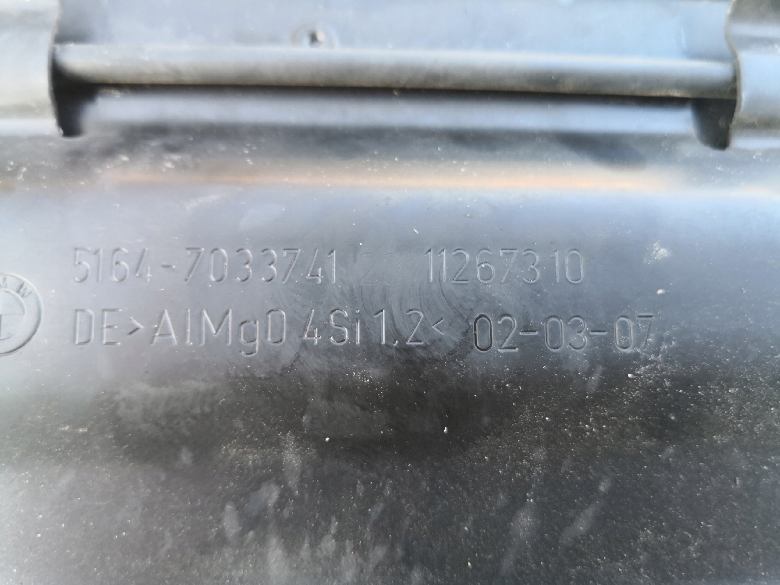 front panel, wall BMW E61 LIFT 7033741 7147088