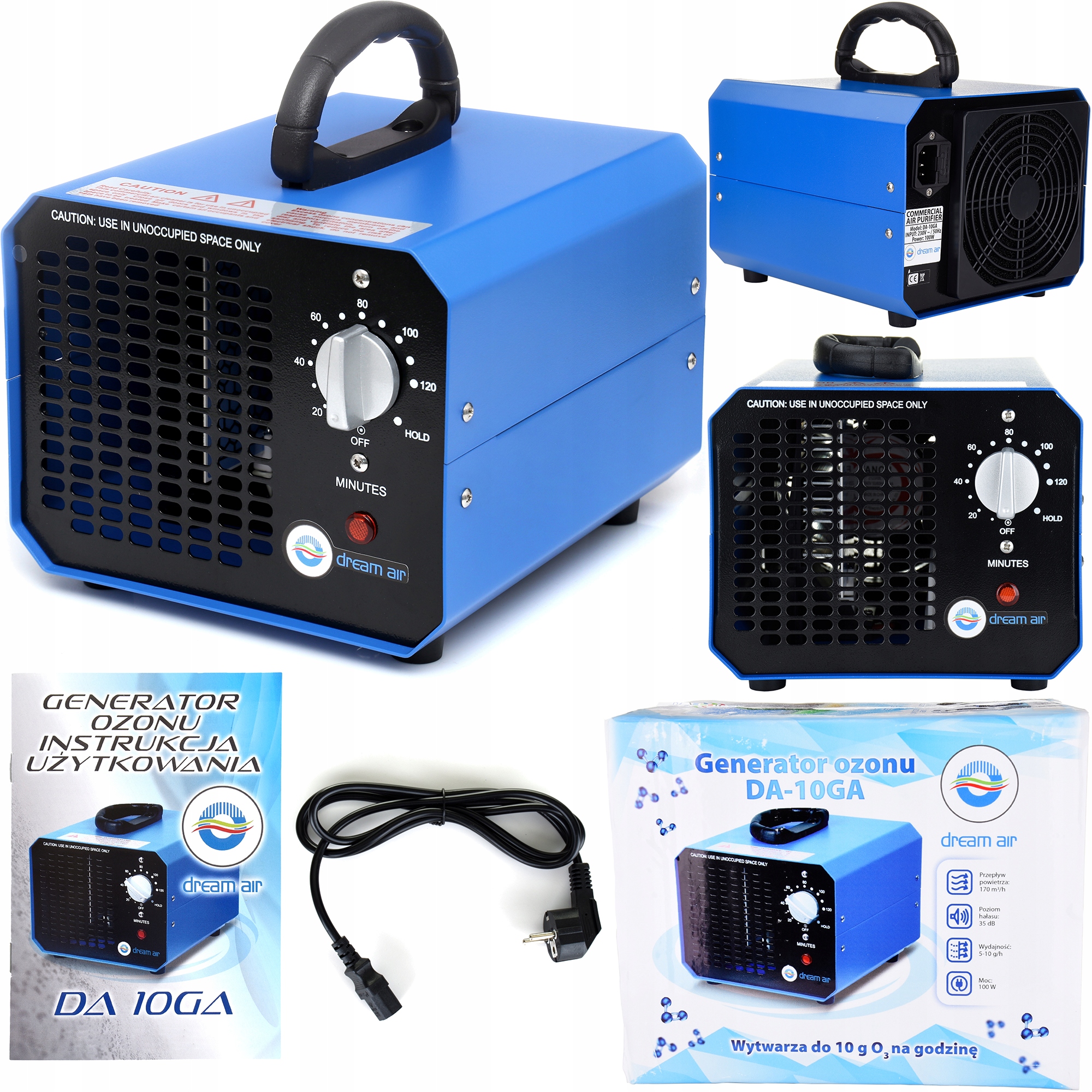 

Generator Ozonu Dream Air Da 10GA 10000mg/h