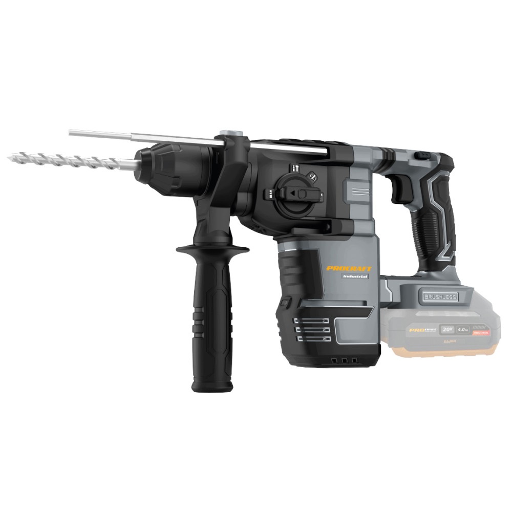 Procraft Industrial HD30A Młot udarowy 3,2J bezszczotkowy 20V 0Ah Sds-plus