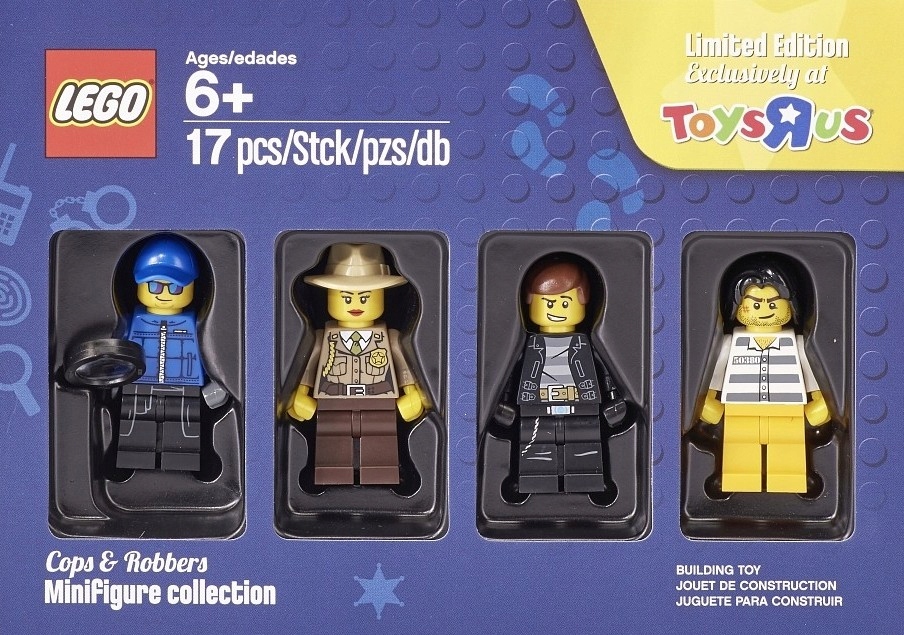 Lego City 5004574 Rabusi a policajti – nová sada minifigurek unikát