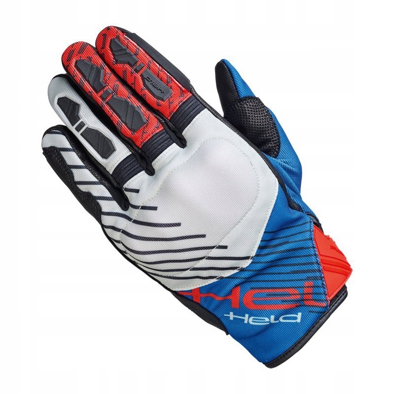 Motocyklové Rukavice Held Hamada 2 Grey Blue 11
