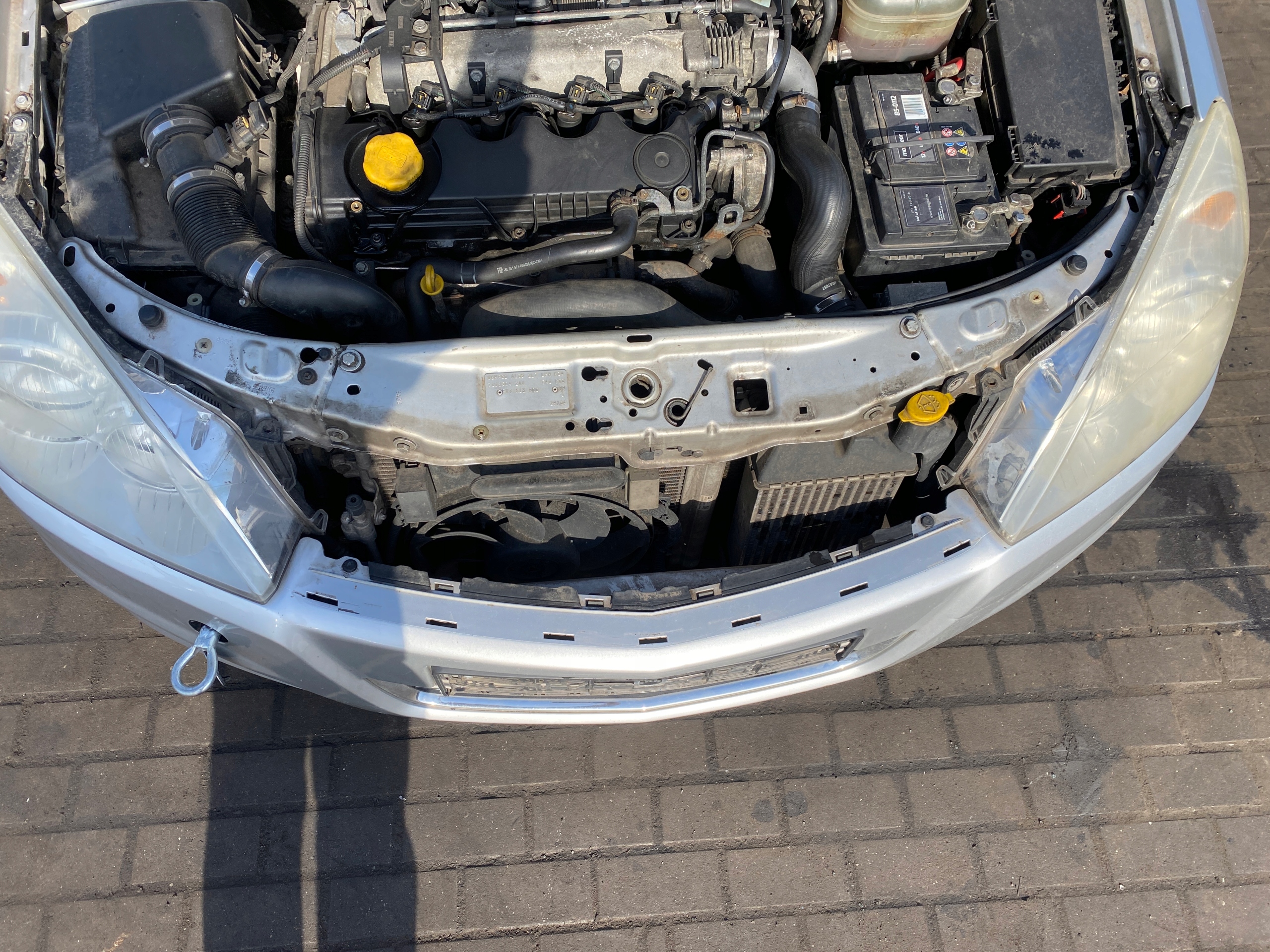 Opel Astra H FL 07-14 pillar iron support panel for radiators Z bumper support