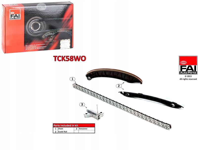 FAI Автозапчасти Tck58wo Комплект ланч rozrzadu