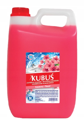 

Kubuś uniwersalny płyn myjący 5l o zapachu kwiatów