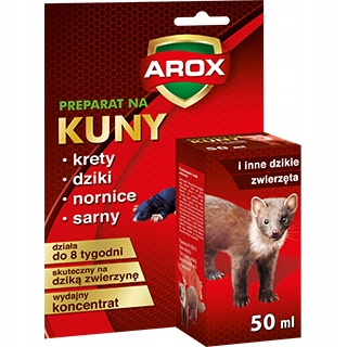 

Arox Płyn Odstraszający Kuny I Inne Zwierzęta 50ML