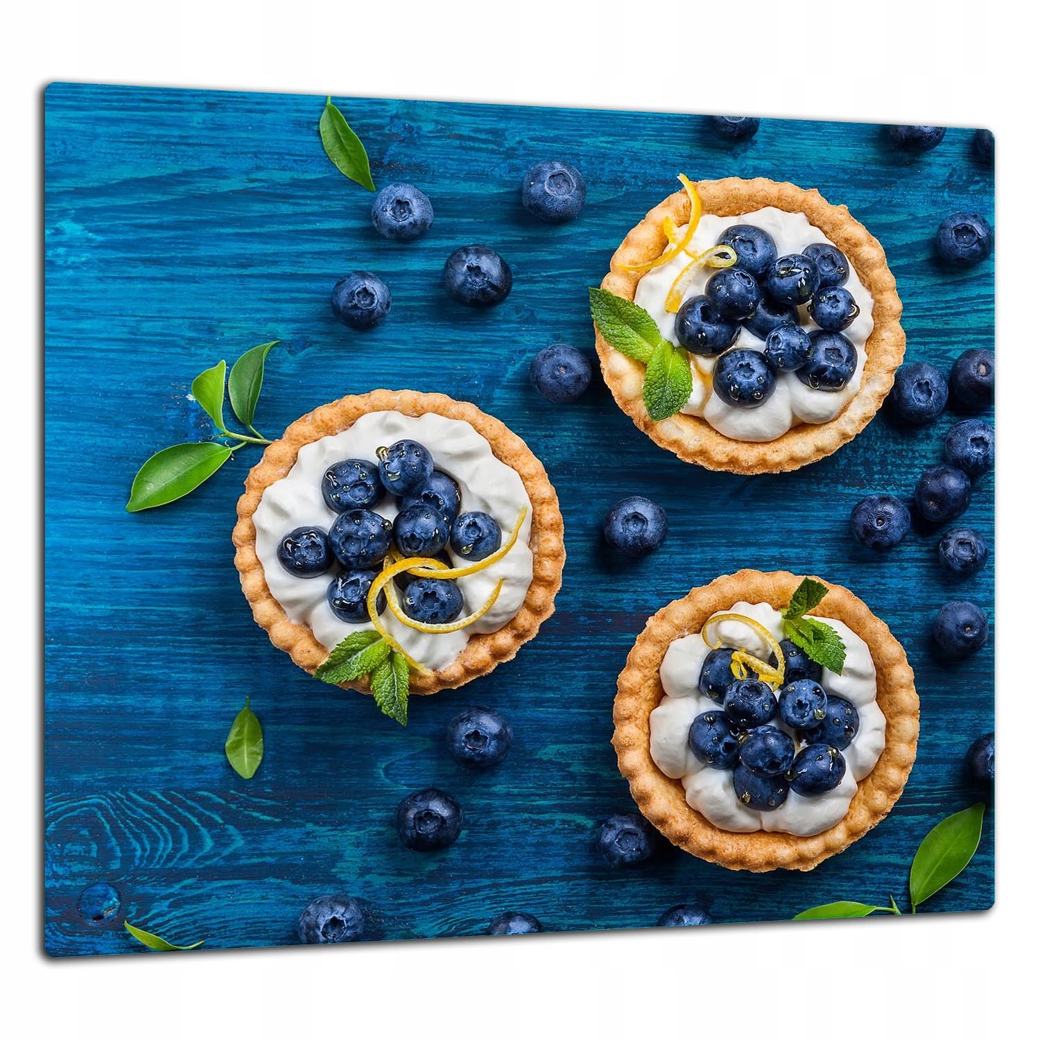 Skleněná Ochranná Deska Panel Lepidlo 65x60 Koláčky