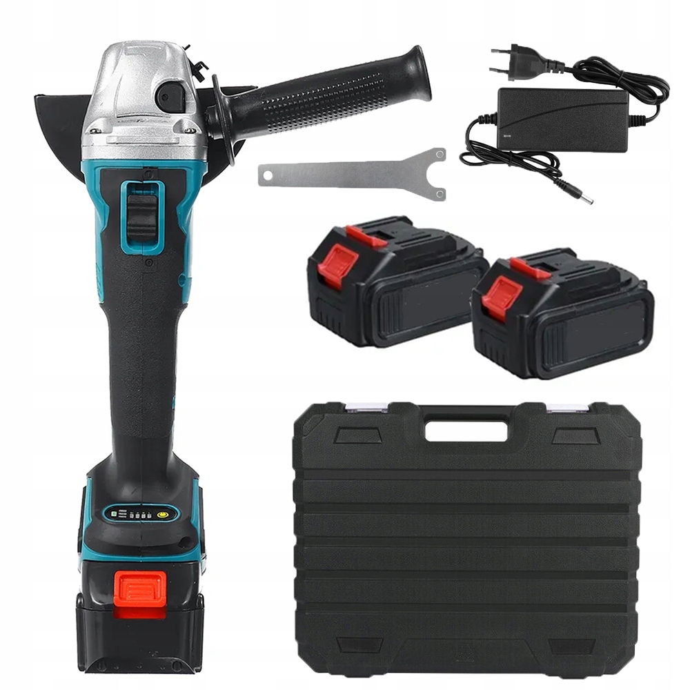 Úhlová Bruska 800W Výkonná Bruska Kotouče 125 MM Sada 21V