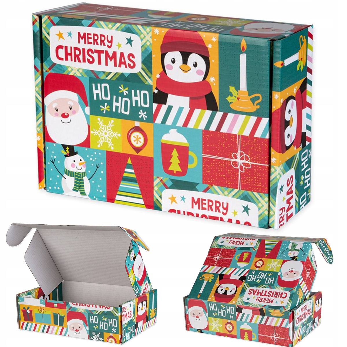 

Pudełko Prezentowe Opakowanie Świąteczne Karton