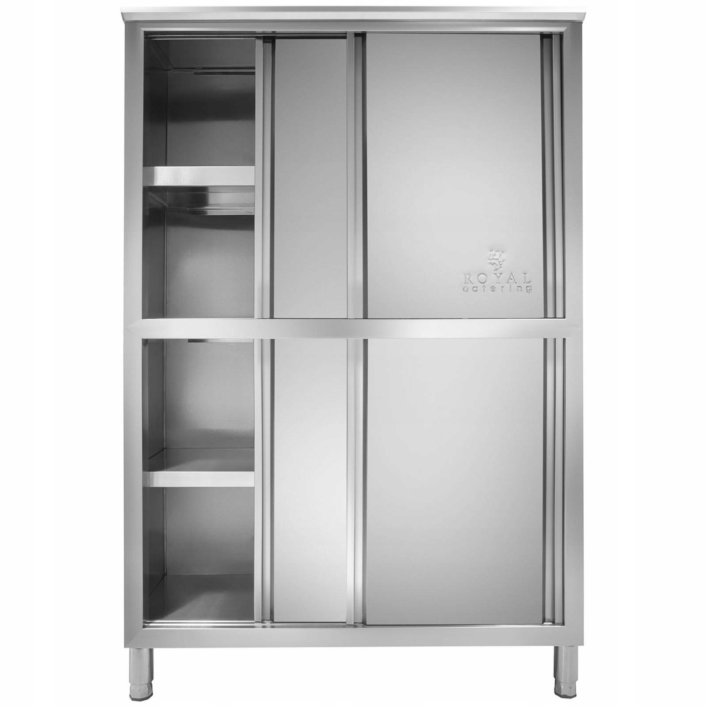 SZAFA KUCHENNA STAL NIERDZEWNA 4 DRZWI PRZESUWNE