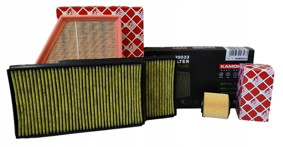 Febi Kamoka Sada Filtrů Bmw 5 E60 E61 03-05 3.0 530i 231KM M54