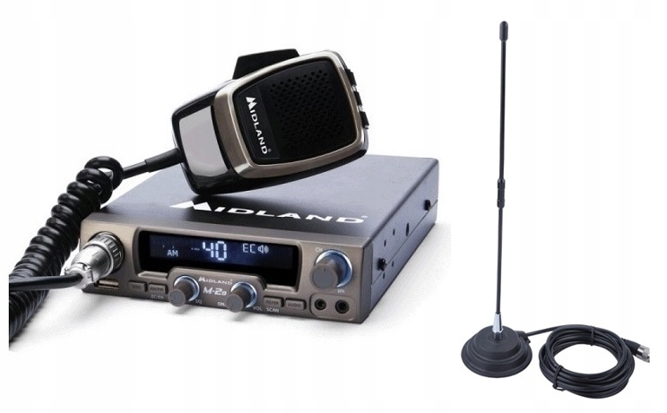 

Radio Cb Midland M-20 Ds Usb/ Antena Sunker Fourth