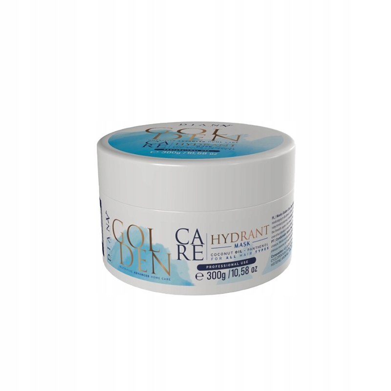 Diana Beauty Golden Protein Blue Care Vyživující maska po ošetření 300 g