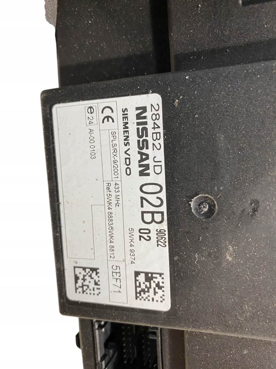Unité commande confort NISSAN QASHQAI et 284B2JD02B