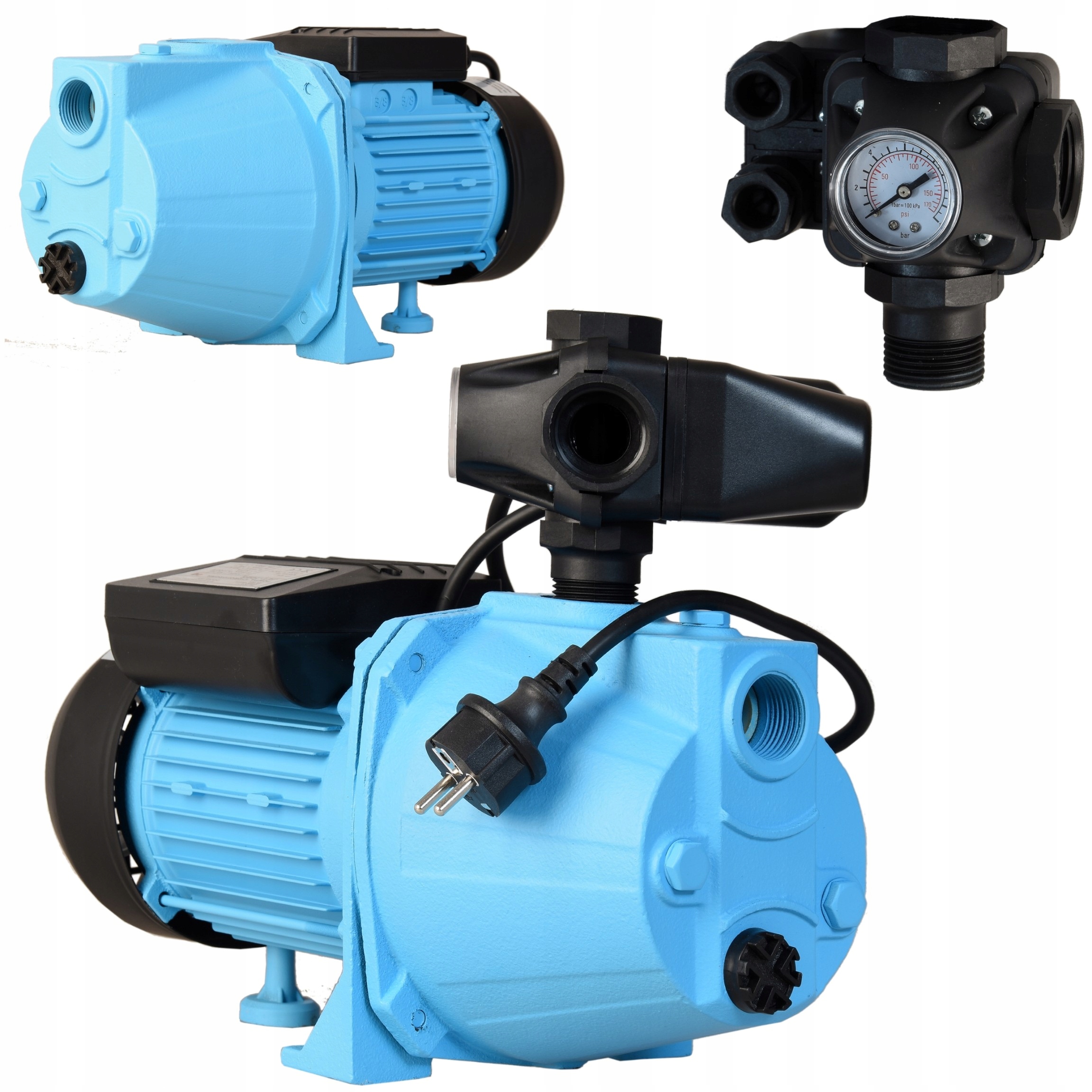 Povrchová Hydroforová Pumpa 3600 L/h 1100 W S Moderným Príslušenstvom